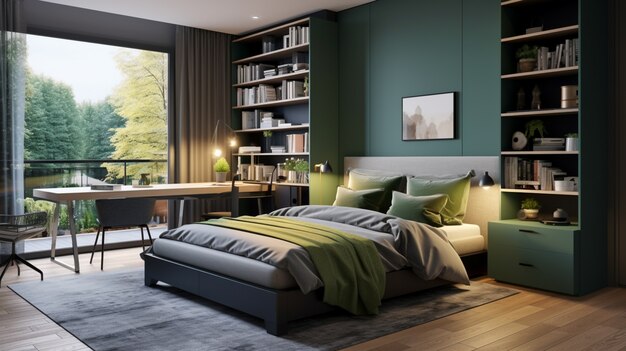 Jak zielone tapety mogą wpłynąć na atmosferę Twojej sypialni?